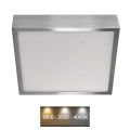 LED Plafondlamp NEXXO LED/21W/230 3000/3500/4000K 22,5x22,5 cm chroom