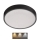 LED Plafondlamp NEXXO LED/28,5W/230V 3000/3500/4000K d. 30 cm zwart