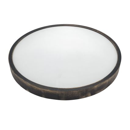 LED-plafondlamp OAK SMOKY SLIM LED/36W/230V 4000K Ø 47 cm eiken/donkerbruin