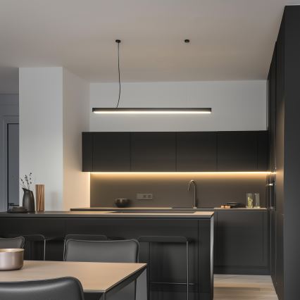 LED plafondlamp (opbouw/pendel) CYNIDECO LED/12W/230V 4000K zwart