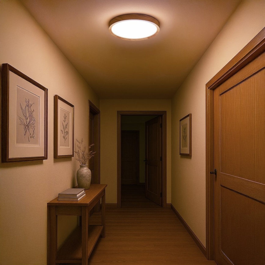 LED-plafondlamp ORINOKO LED/36W/230V Ø 48 cm beige