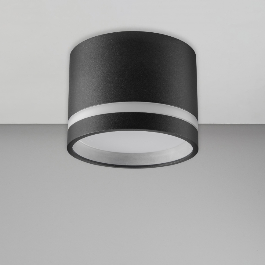 LED Plafondlamp PARIJS 1xGX53/6W/230V zwart
