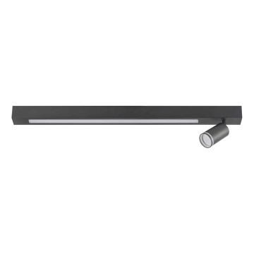 LED Plafondlamp PARIJS LED/24W/230V + 1xGU10/10W zwart