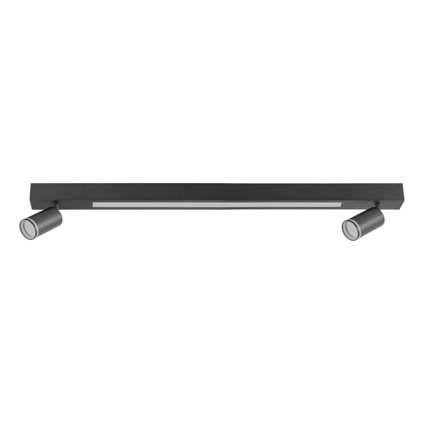 LED Plafondlamp PARIJS LED/24W/230V + 2xGU10/10W zwart