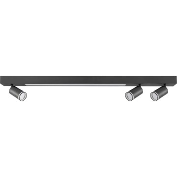 LED Plafondlamp PARIJS LED/24W/230V + 3xGU10/10W zwart