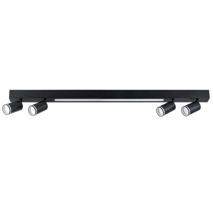 LED Plafondlamp PARIJS LED/24W/230V + 4xGU10/10W zwart