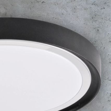 LED Plafondlamp PERSE LED/15W/230V zwart