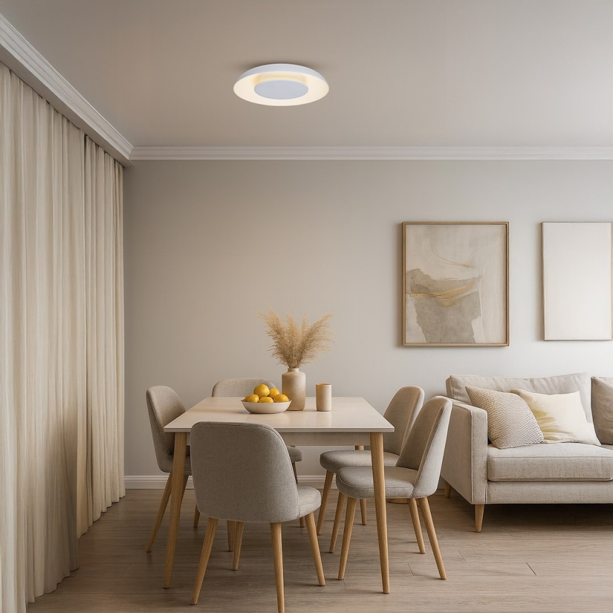 LED-plafondlamp PIATTINO LED/30W/230V 3000/4000/6000K Ø 40 cm wit