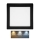 LED Plafondlamp RAFA LED/12W/230V 3000/4000/6000K 17x17 cm zwart