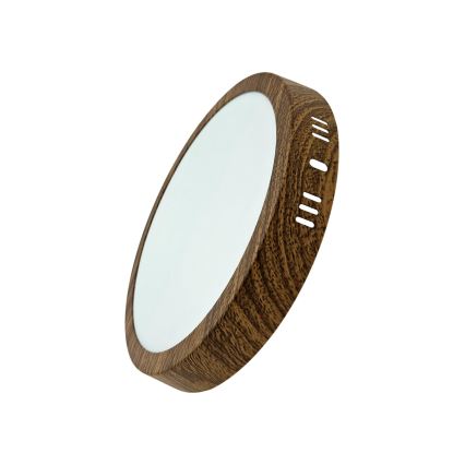 LED Plafondlamp RING LED/18W/230V 4200K diameter 21 cm bruin