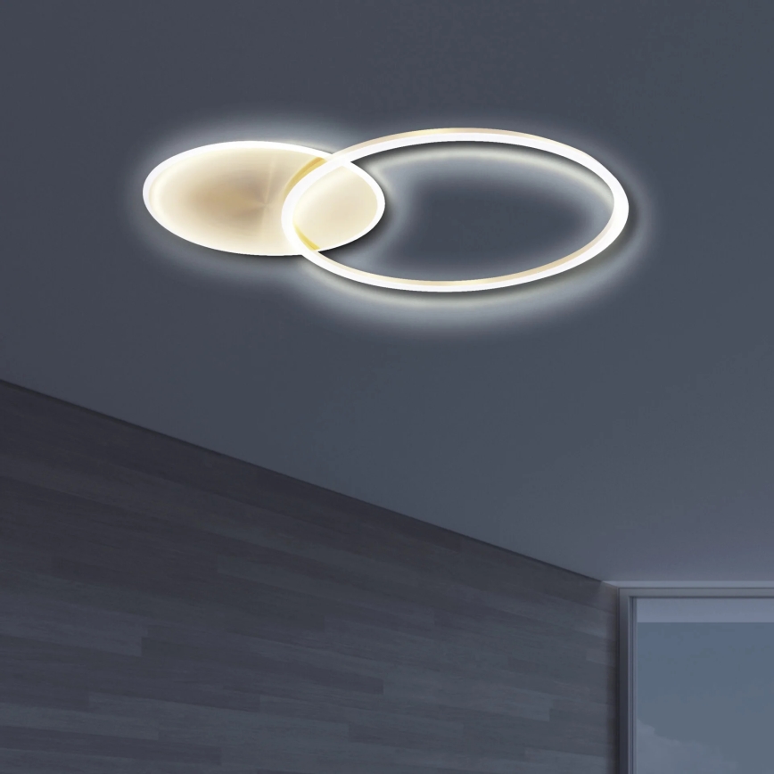 LED Plafondlamp ROMAN LED/33W/230V 4000K goud