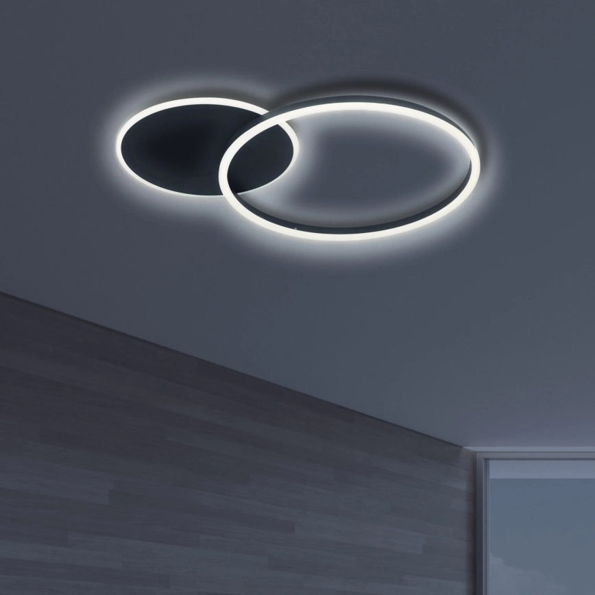 LED Plafondlamp ROMAN LED/33W/230V 4000K zwart