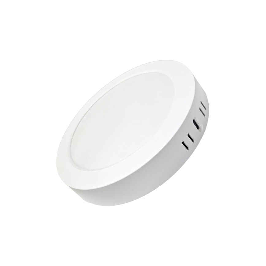 LED Plafondlamp ROUND LED/18W/230V 4000K diameter 21,5 cm wit