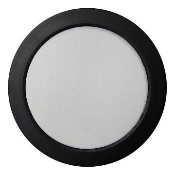 LED Plafondlamp ROUND LED/18W/230V 4000K diameter 21,7 cm zwart