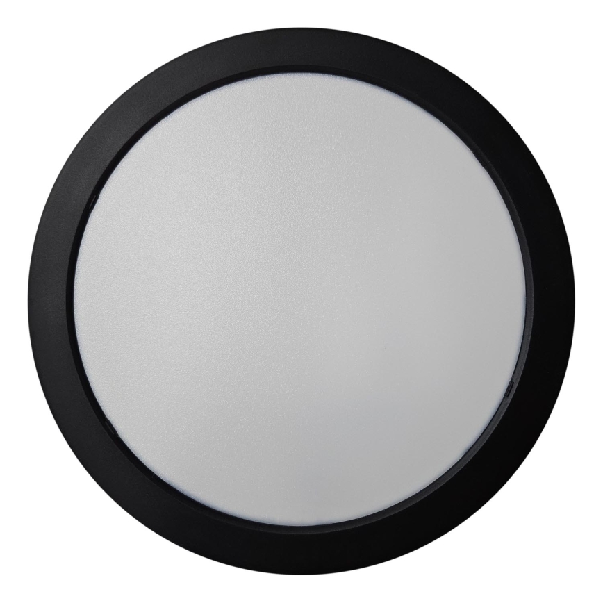 LED Plafondlamp ROUND LED/24W/230V 4000K diameter 28,8 cm zwart
