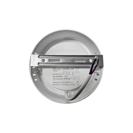 LED Plafondlamp ROUND LED/6W/230V 4000K diameter 12,1 cm wit