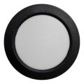 LED Plafondlamp ROUND LED/6W/230V 4000K diameter 12,1 cm zwart