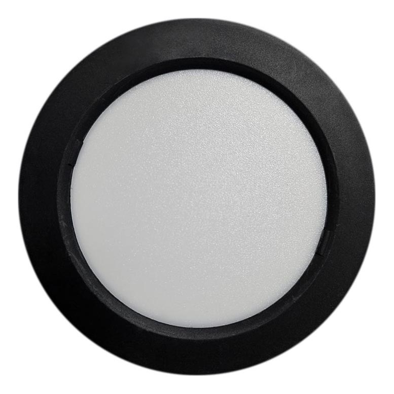 LED Plafondlamp ROUND LED/6W/230V 4000K diameter 12,1 cm zwart