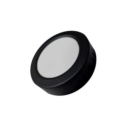 LED Plafondlamp ROUND LED/6W/230V 4000K diameter 12,1 cm zwart