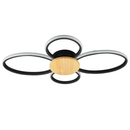 LED plafondlamp SABINA LED/38W/230V rubberhout