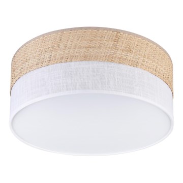 LED plafondlamp SIRJA BOHO LED/20W/230V 4000K Ø 35 cm beige/wit