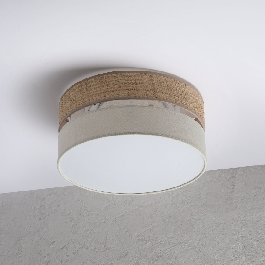 LED plafondlamp SIRJA BOHO LED/20W/230V 4000K Ø 35 cm beige/crème