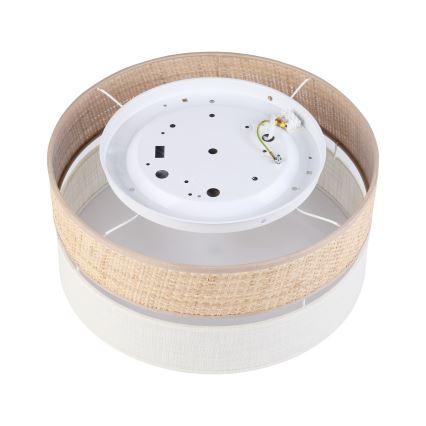 LED plafondlamp SIRJA BOHO LED/20W/230V 4000K Ø 35 cm beige/crème