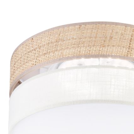 LED plafondlamp SIRJA BOHO LED/20W/230V 4000K Ø 35 cm beige/crème