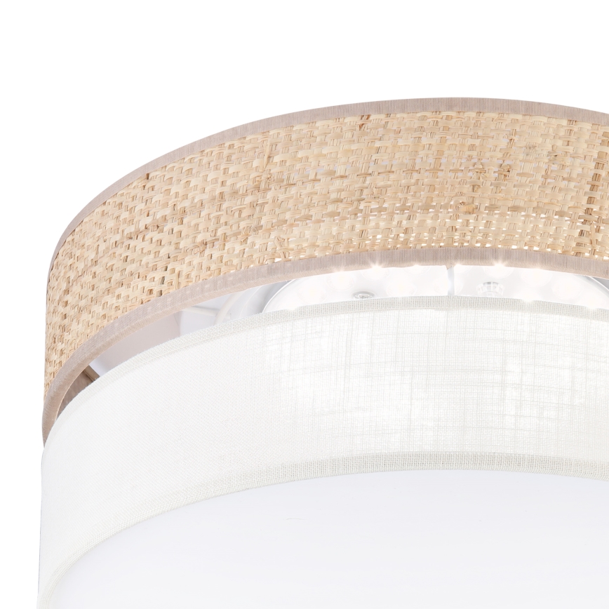 LED plafondlamp SIRJA BOHO LED/20W/230V 4000K Ø 35 cm beige/crème