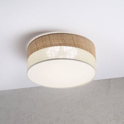 LED-plafondlamp SIRJA BOHO LED/20W/230V 4000K Ø 35 cm beige/crème