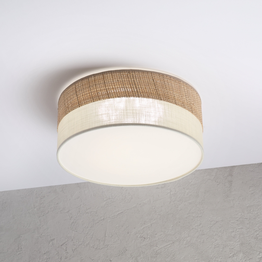 LED-plafondlamp SIRJA BOHO LED/20W/230V 4000K Ø 35 cm beige/crème