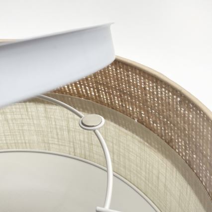 LED-plafondlamp SIRJA BOHO LED/20W/230V 4000K Ø 35 cm beige/crème