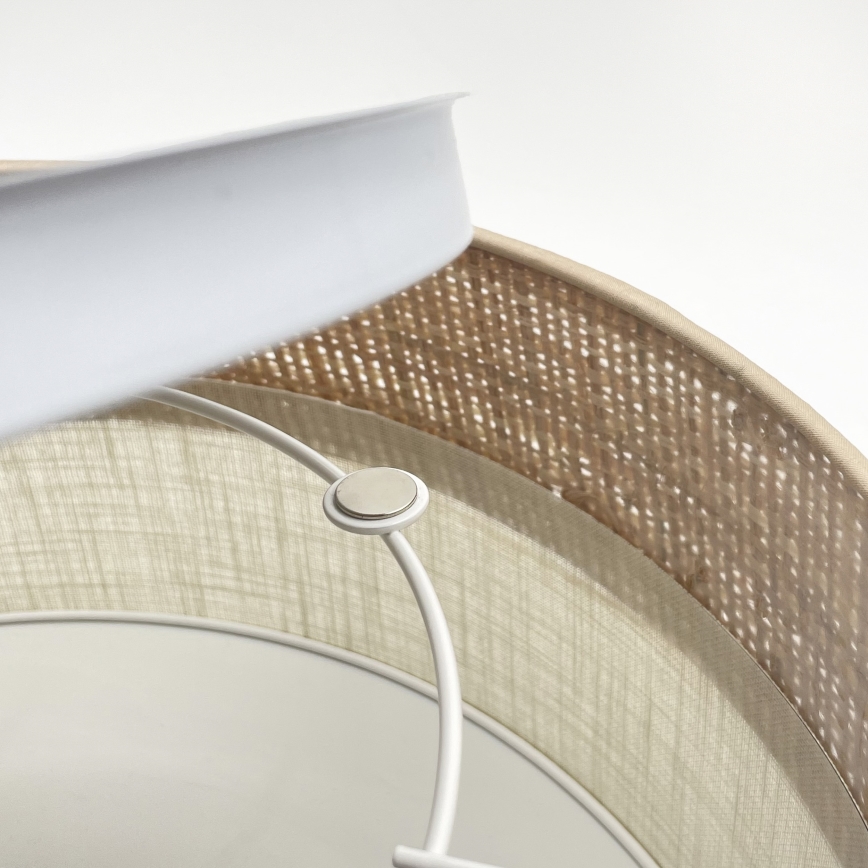 LED-plafondlamp SIRJA BOHO LED/20W/230V 4000K Ø 35 cm beige/crème