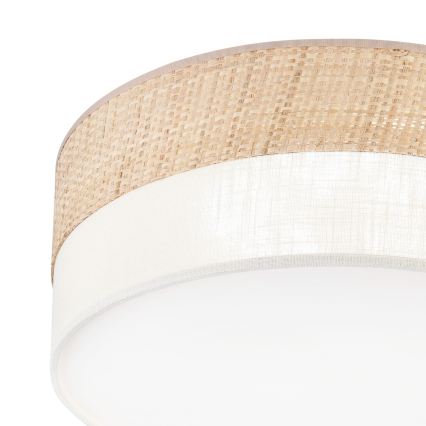 LED-plafondlamp SIRJA BOHO LED/20W/230V 4000K Ø 35 cm beige/crème