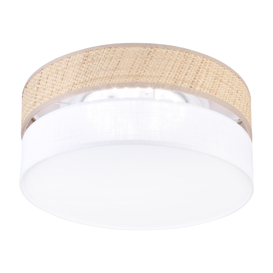 LED plafondlamp SIRJA BOHO LED/20W/230V 4000K Ø 35 cm beige/wit