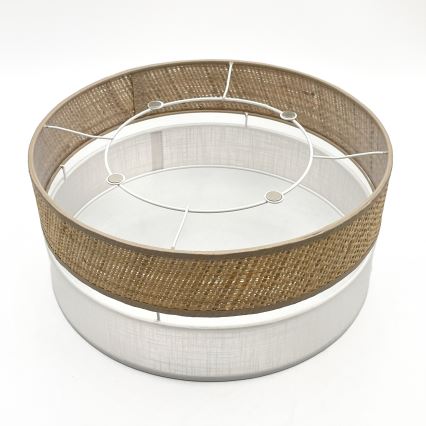 LED plafondlamp SIRJA BOHO LED/20W/230V 4000K Ø 35 cm beige/wit