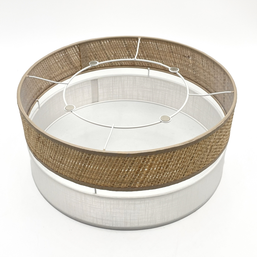 LED plafondlamp SIRJA BOHO LED/20W/230V 4000K Ø 35 cm beige/wit