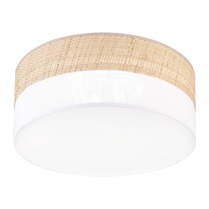 LED plafondlamp SIRJA BOHO LED/20W/230V 4000K Ø 35 cm beige/wit