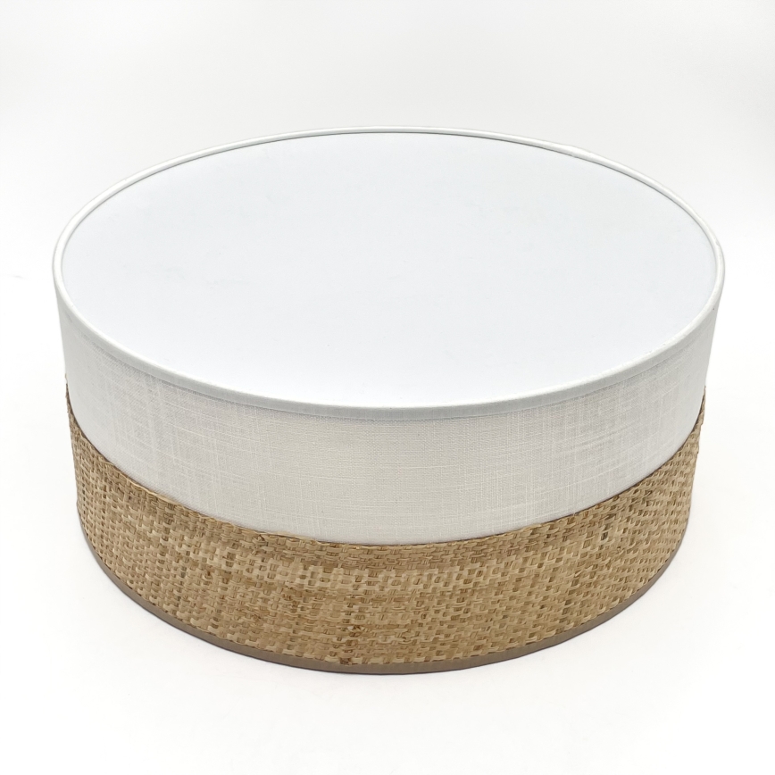 LED plafondlamp SIRJA BOHO LED/20W/230V 4000K Ø 35 cm beige/wit