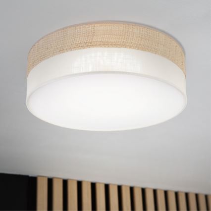 LED-plafondlamp SIRJA BOHO LED/36W/230V 4000K Ø 45 cm beige/crème