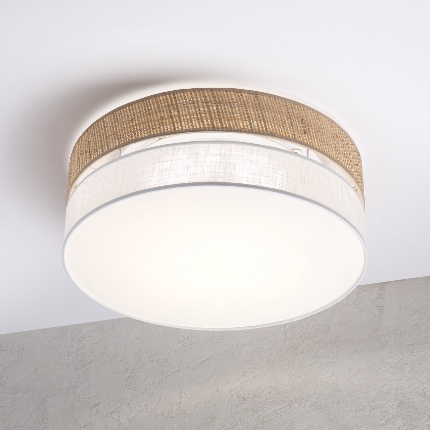 LED plafondlamp SIRJA BOHO LED/36W/230V 4000K Ø 45 cm beige/wit