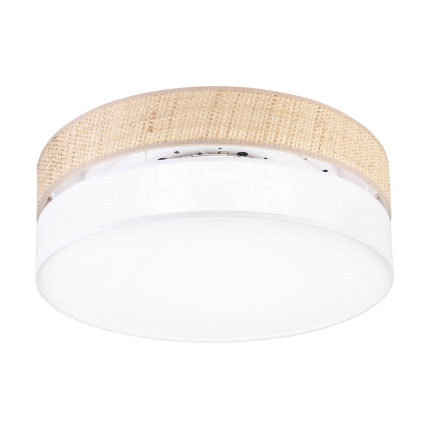 LED plafondlamp SIRJA BOHO LED/36W/230V 4000K Ø 45 cm beige/wit
