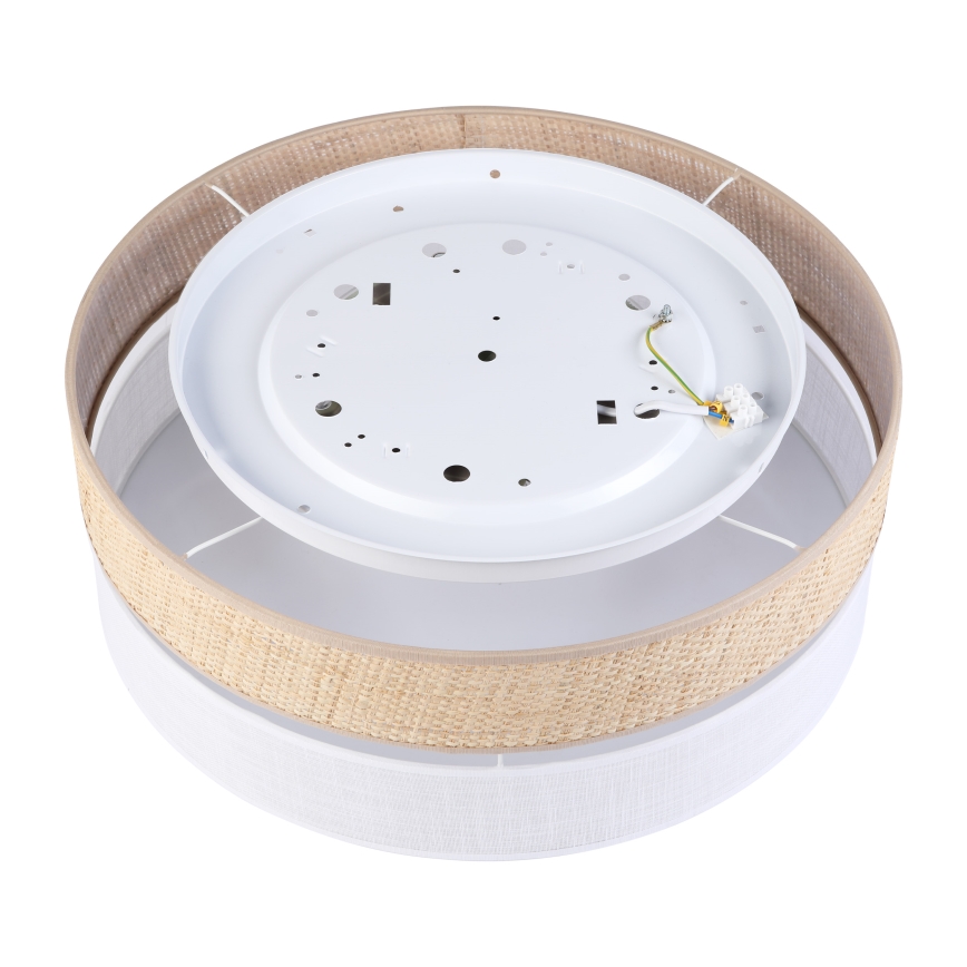 LED plafondlamp SIRJA BOHO LED/36W/230V 4000K Ø 45 cm beige/wit