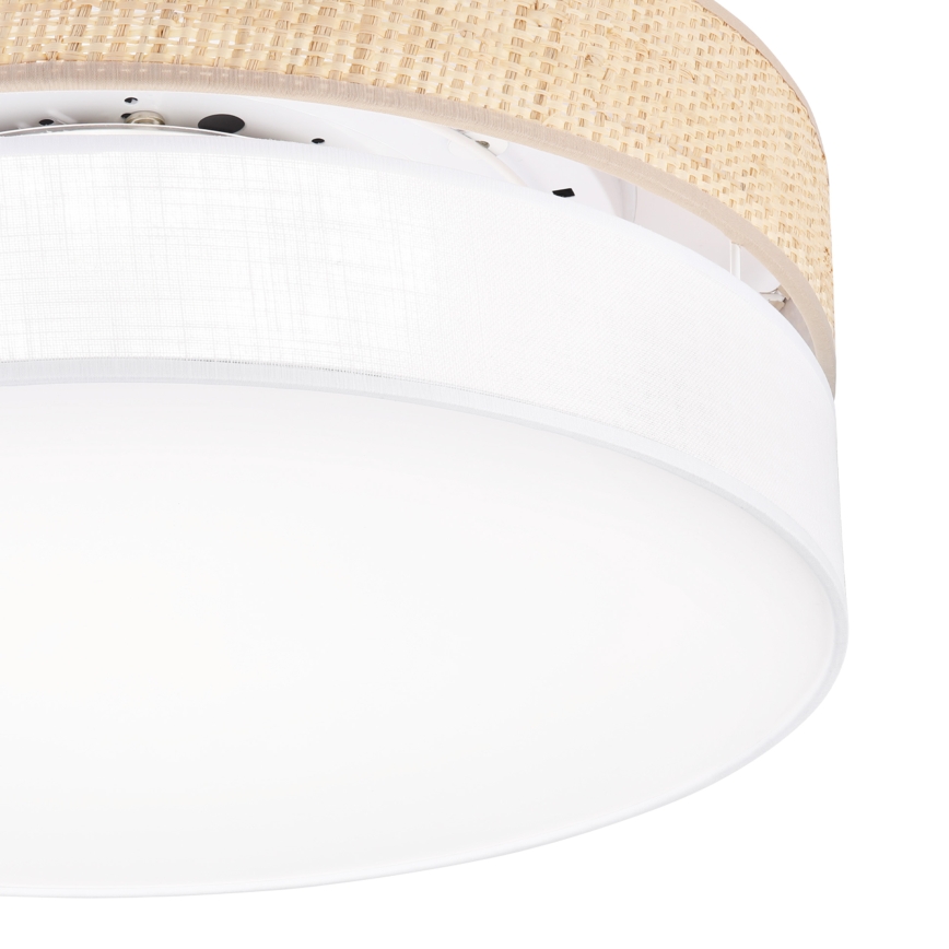 LED plafondlamp SIRJA BOHO LED/36W/230V 4000K Ø 45 cm beige/wit