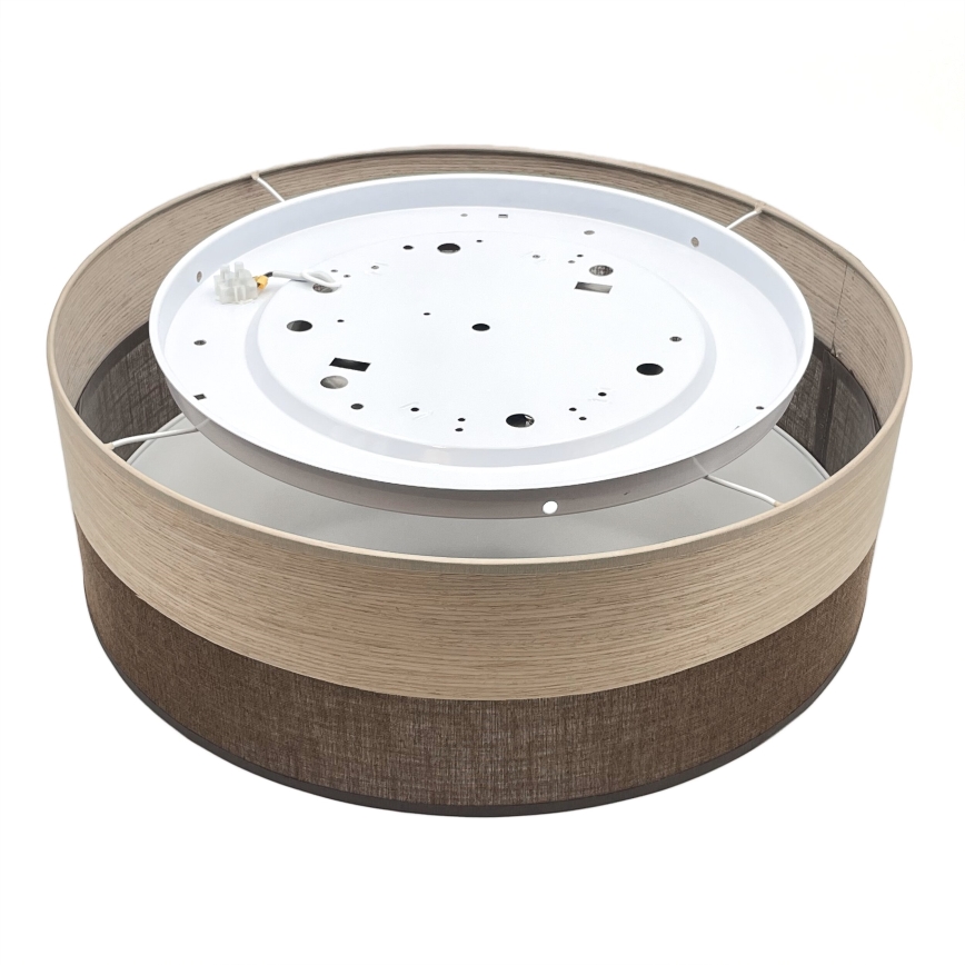 LED Plafondlamp SIRJA WOOD LED/36W/230V diameter 45 cm bruin/eiken
