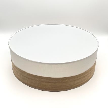LED Plafondlamp SIRJA WOOD LED/36W/230V diameter 45 cm wit/eiken