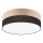 LED Plafondlamp SIRJA WOOD LED/36W/230V diameter 45 cm zwart/eiken