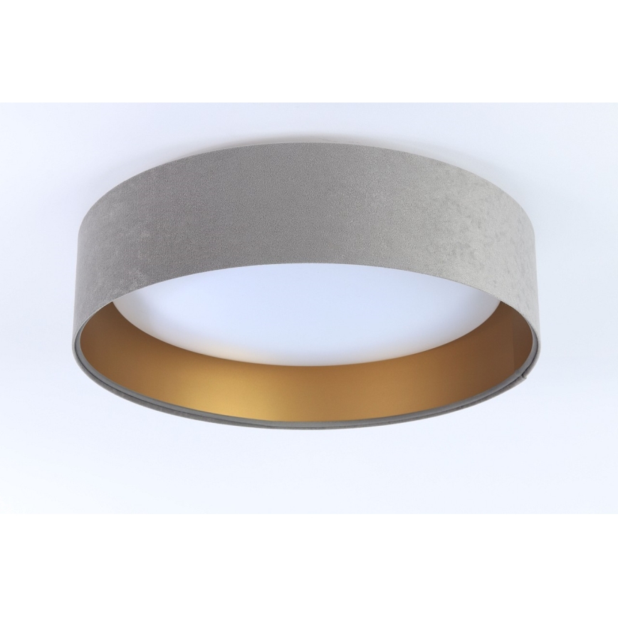 Dimbare LED Plafondlamp SMART GALAXY LED/24W/230V d. 45 cm 2700-6500K Wi-Fi Tuya grijs/goud + afstandsbediening