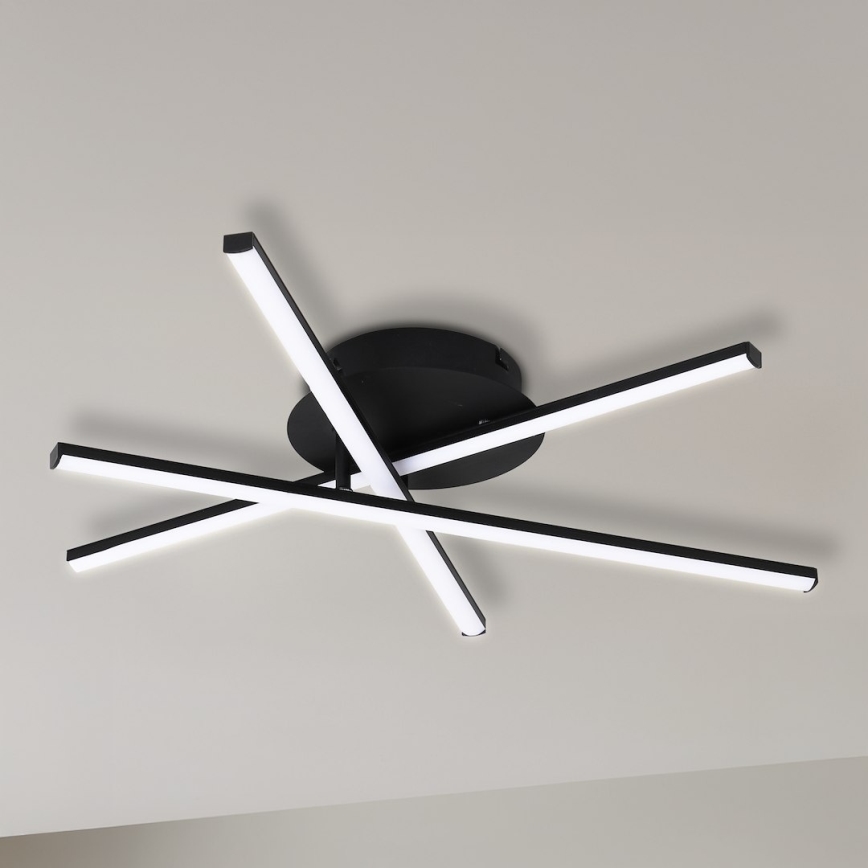 LED plafondlamp STICK LED/12W/230V zwart