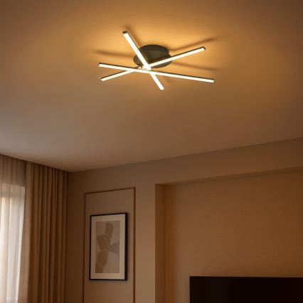 LED plafondlamp STICK LED/12W/230V zwart